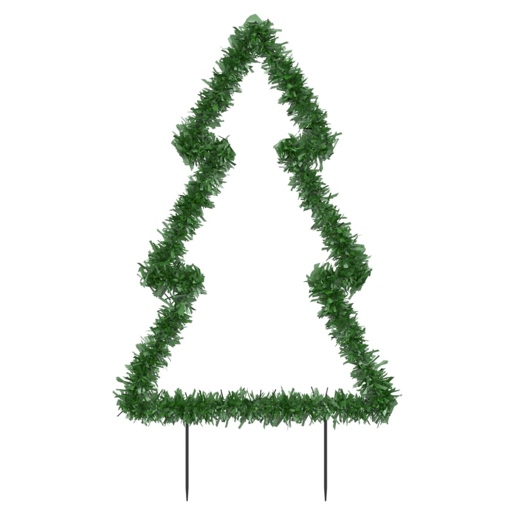 Christmas Light Decoration with Ground Spikes Tree 115 LEDs 90 cm