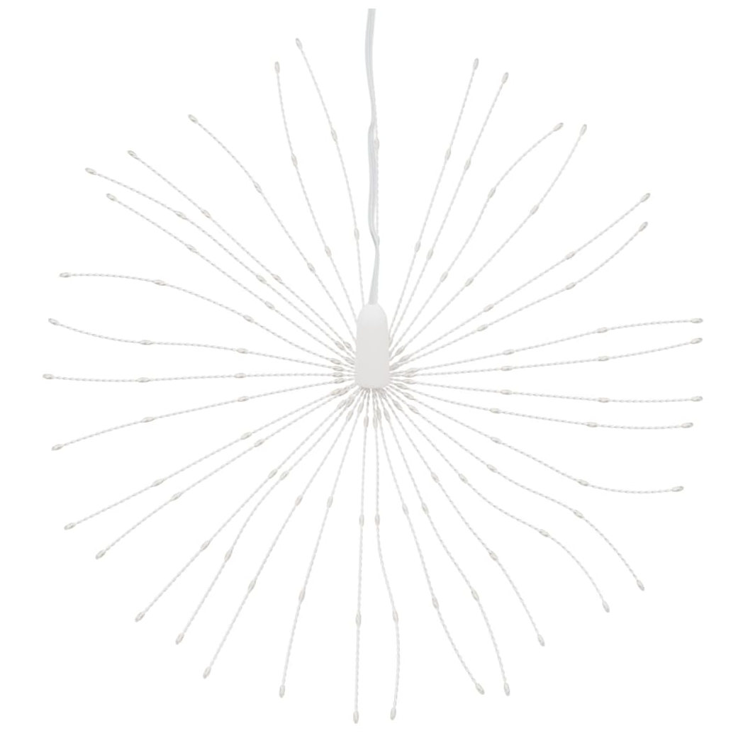 Christmas Starburst Lights 140 LEDs 2 pcs Blue 17 cm