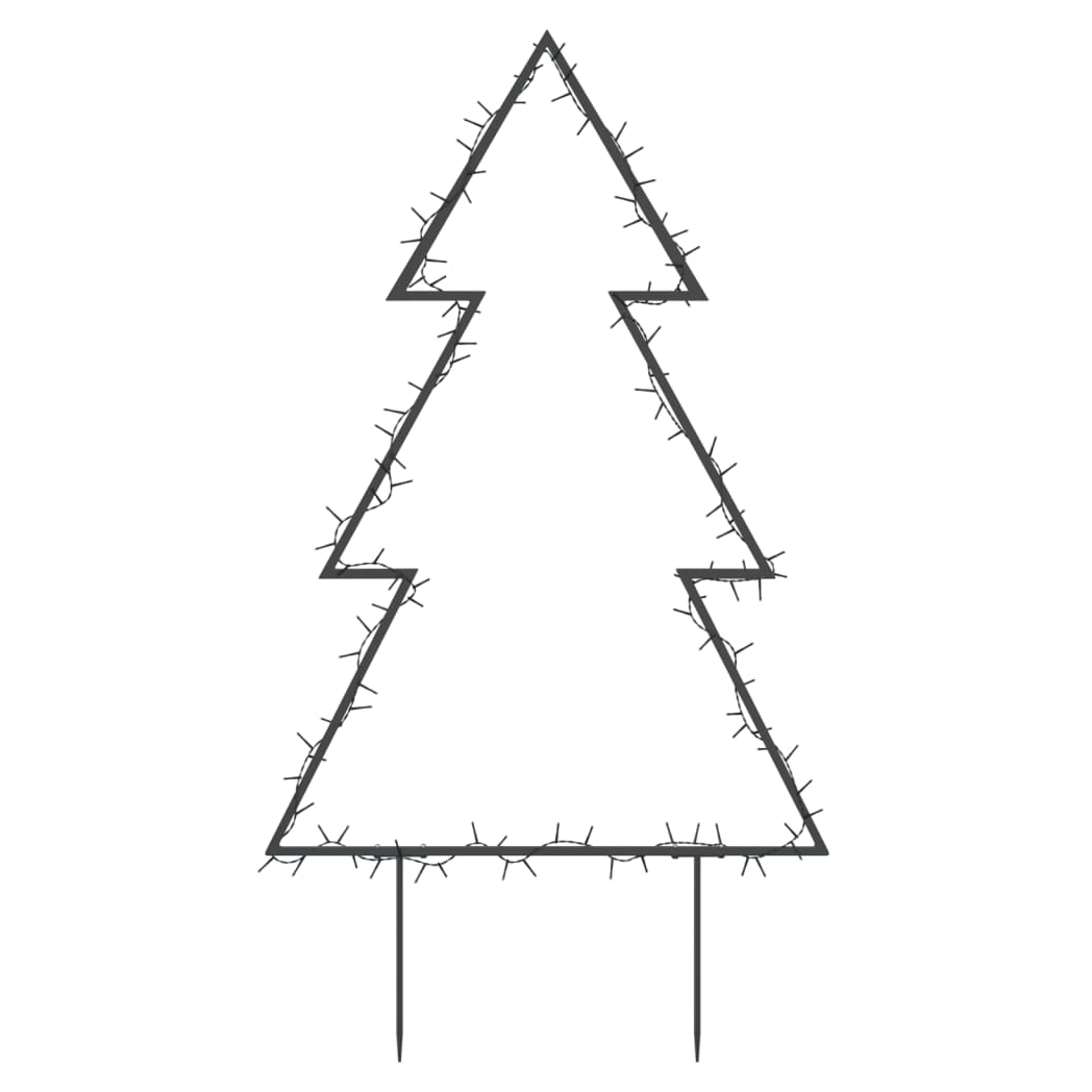 Christmas Light Decoration with Spikes Tree 115 LEDs 90 cm
