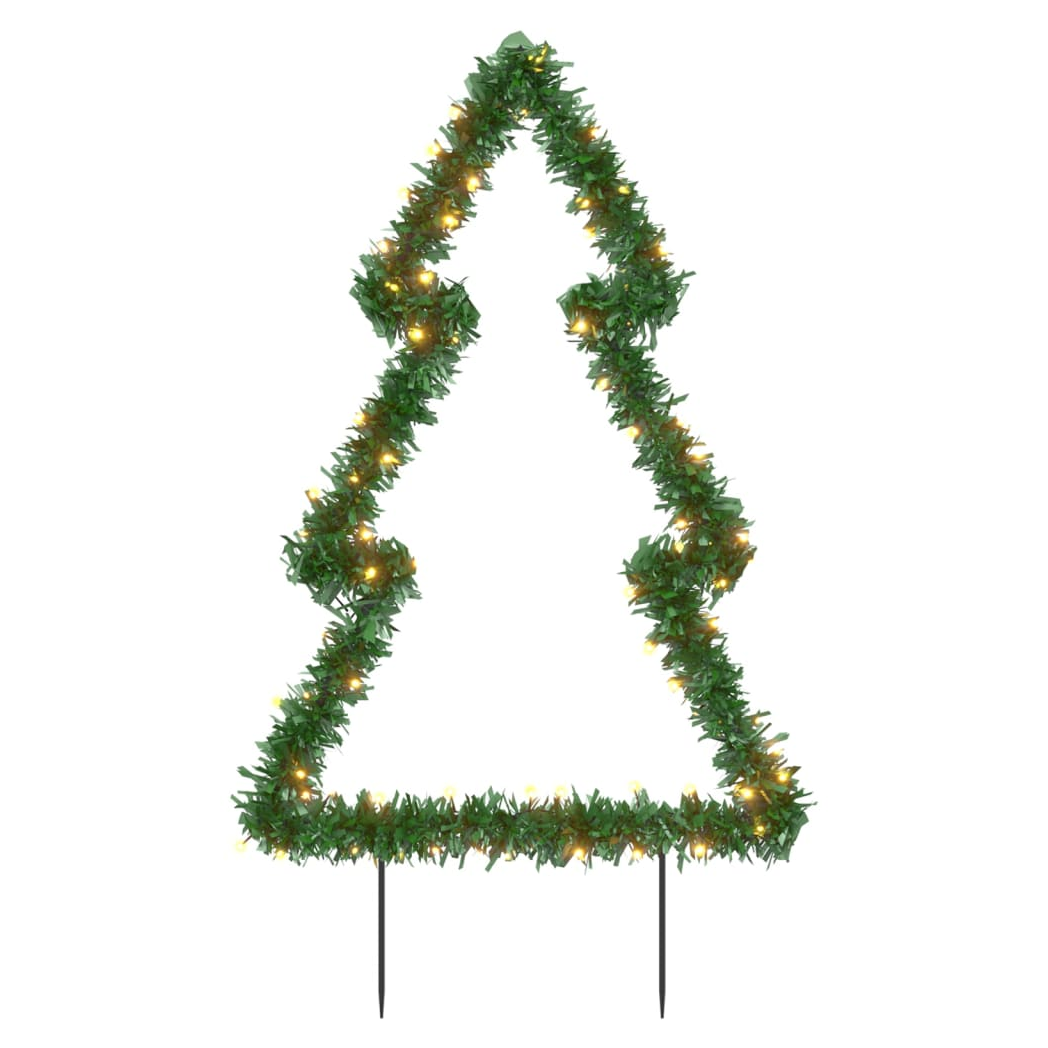 Christmas Light Decoration with Spikes Tree 80 LEDs 60 cm