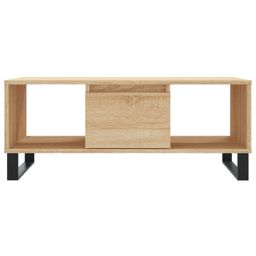 Coffee Table Sonoma Oak 90x50x36.5 cm Engineered Wood