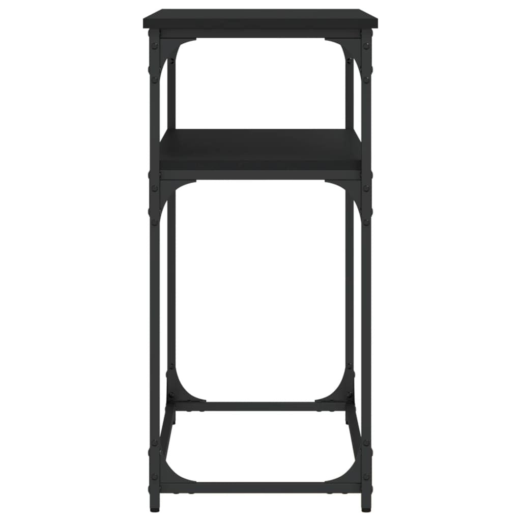 Console Table Black 100x35.5x75 cm Engineered Wood