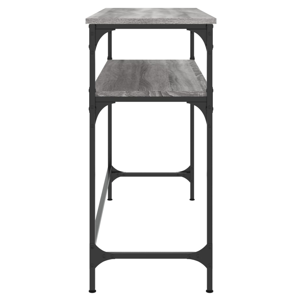 Console Table Grey Sonoma 100x35.5x75 cm Engineered Wood