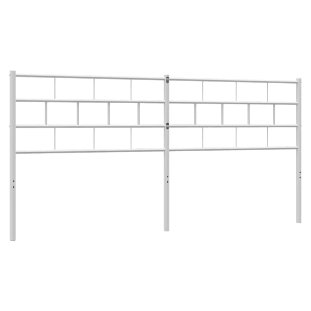 Metal Headboard White 200 cm