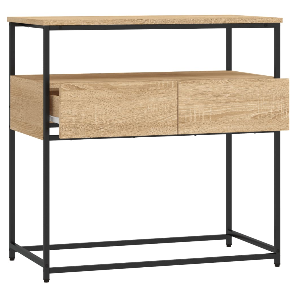 Console Table Sonoma Oak 75x40x75 cm Engineered Wood