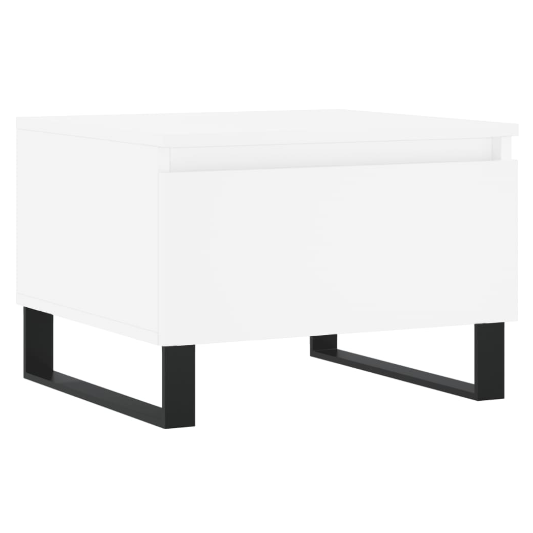 Coffee Tables 2 pcs White 50x46x35 cm Engineered Wood