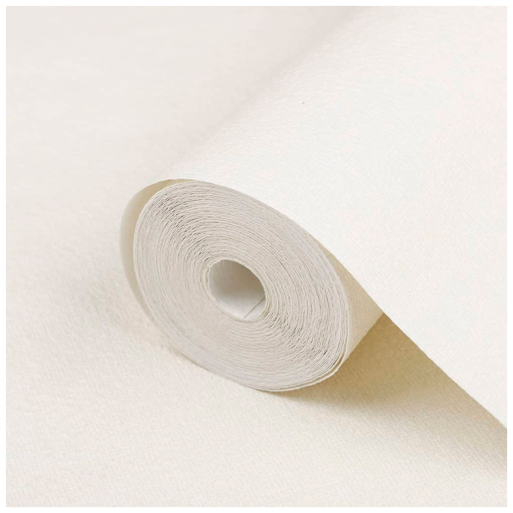 Wallpaper 3D Solid Colour Cream 10x0.53 m Non-woven
