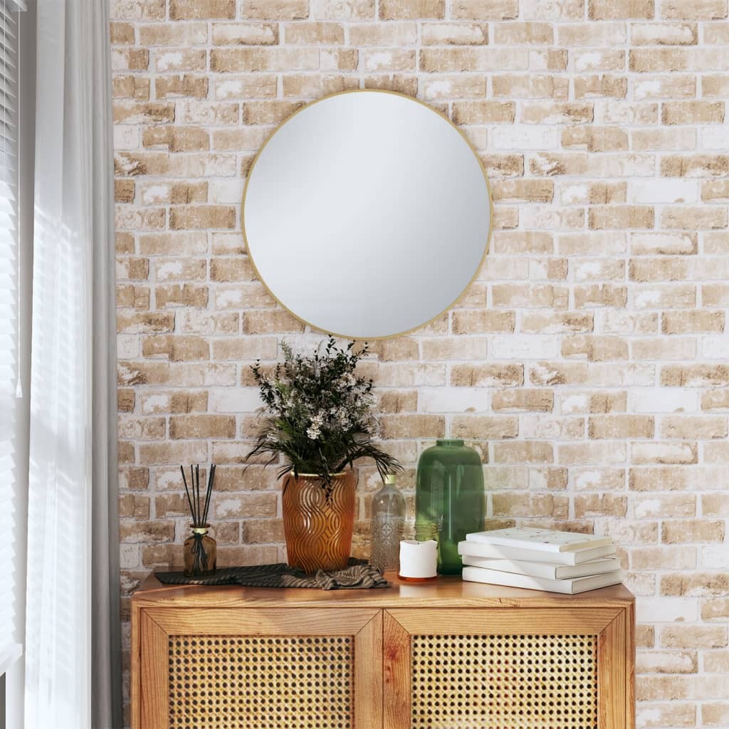 Wallpaper 3D Brick Pattern Brown 10x0.53 m Non-woven