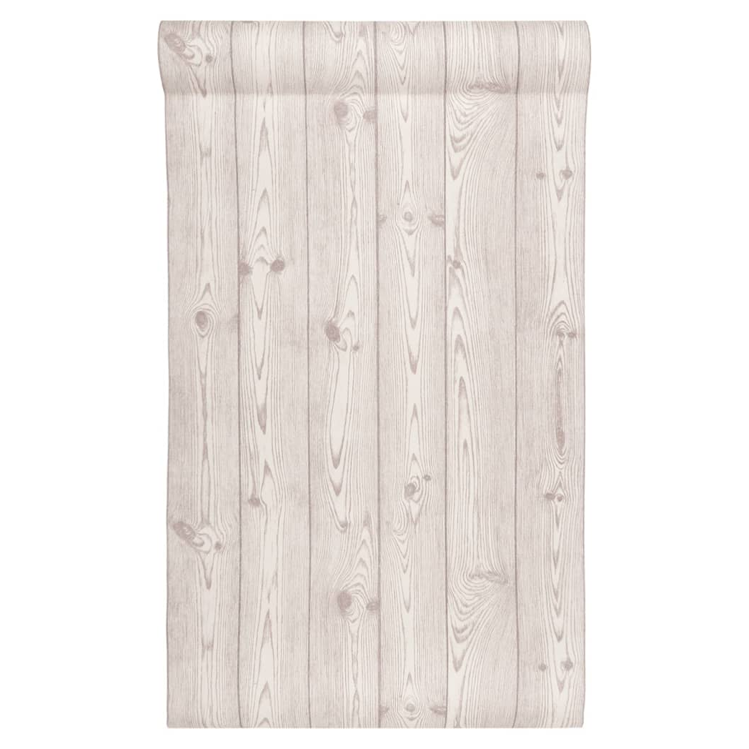 Wallpaper 3D Wood Grain Grey 10x0.53 m Non-woven