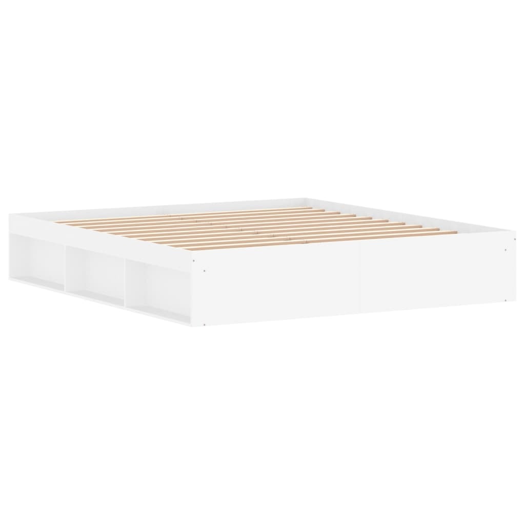 Bed Frame White 180x200 cm Super King Size