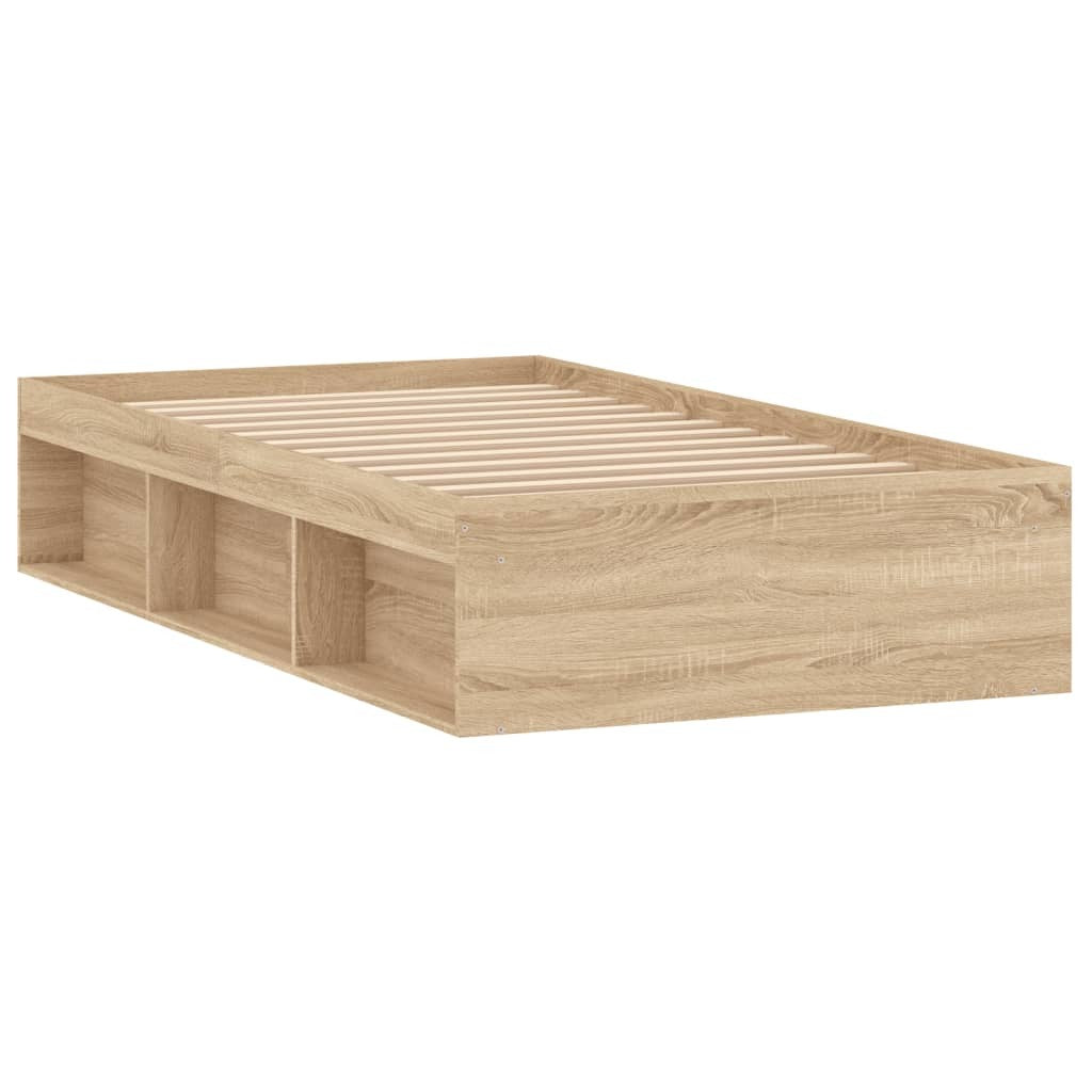 Bed Frame Sonoma Oak 100x200 cm