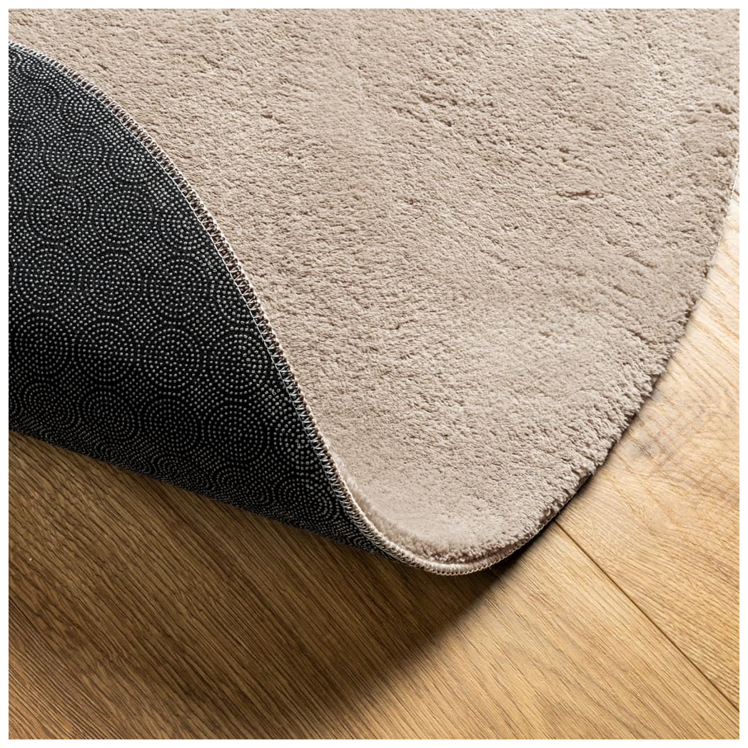 Rug HUARTE Short Pile Soft and Washable Sand 200 cm