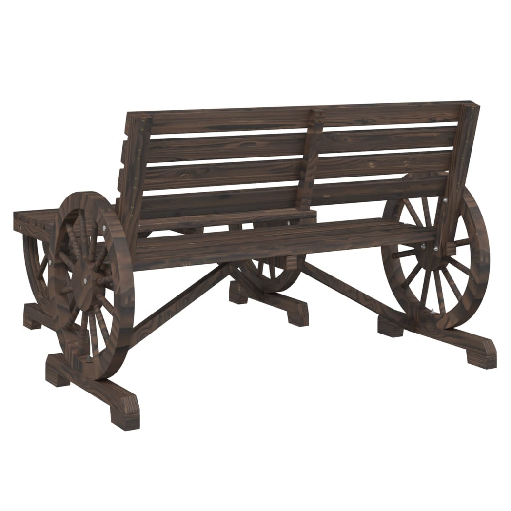 2 Piece Garden Lounge Set Solid Wood Fir