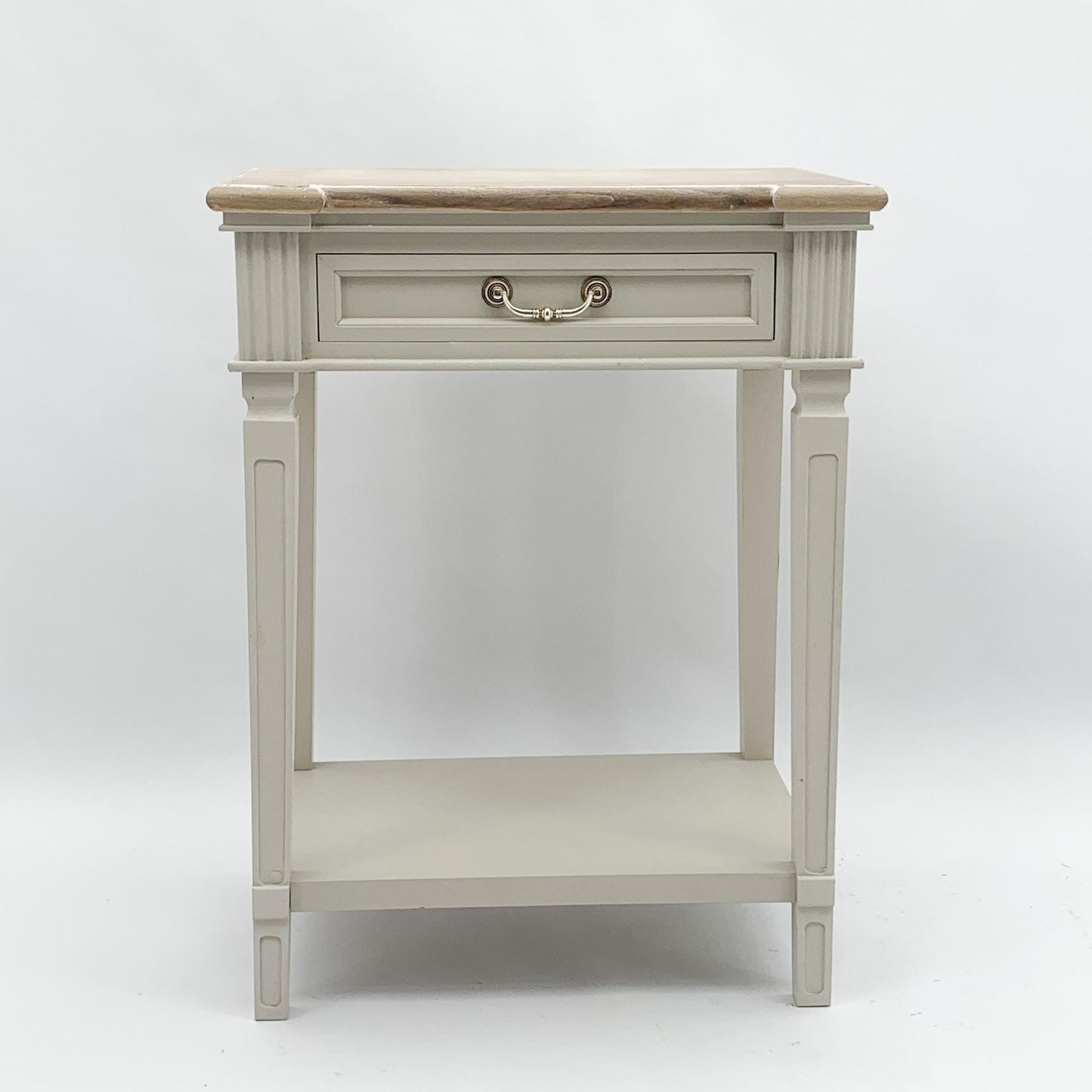 78cm wooden 1 drawer side table