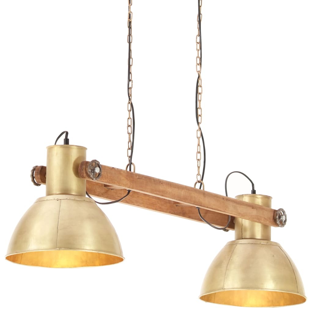 Industrial Hanging Lamp 25 W Brass 109 cm E27