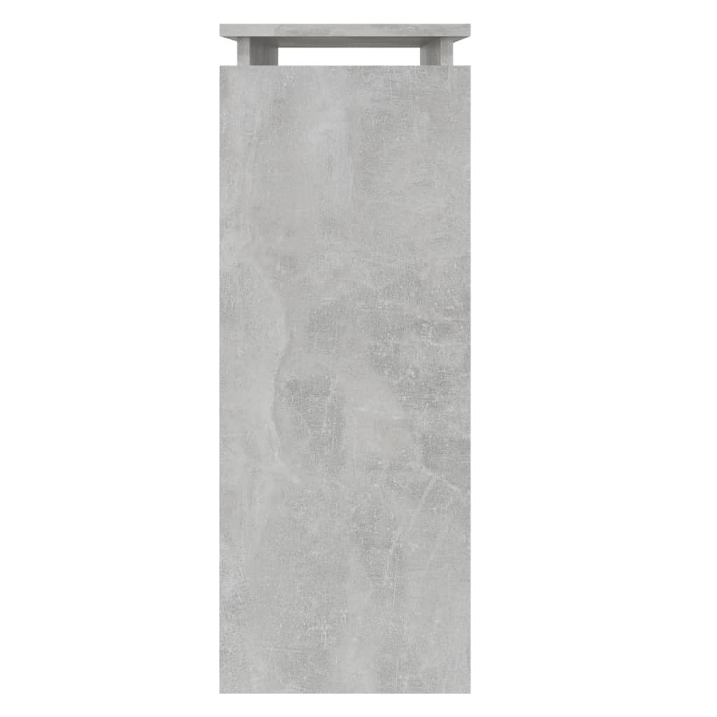 Console Table Concrete Grey 80x30x80 cm Engineered Wood