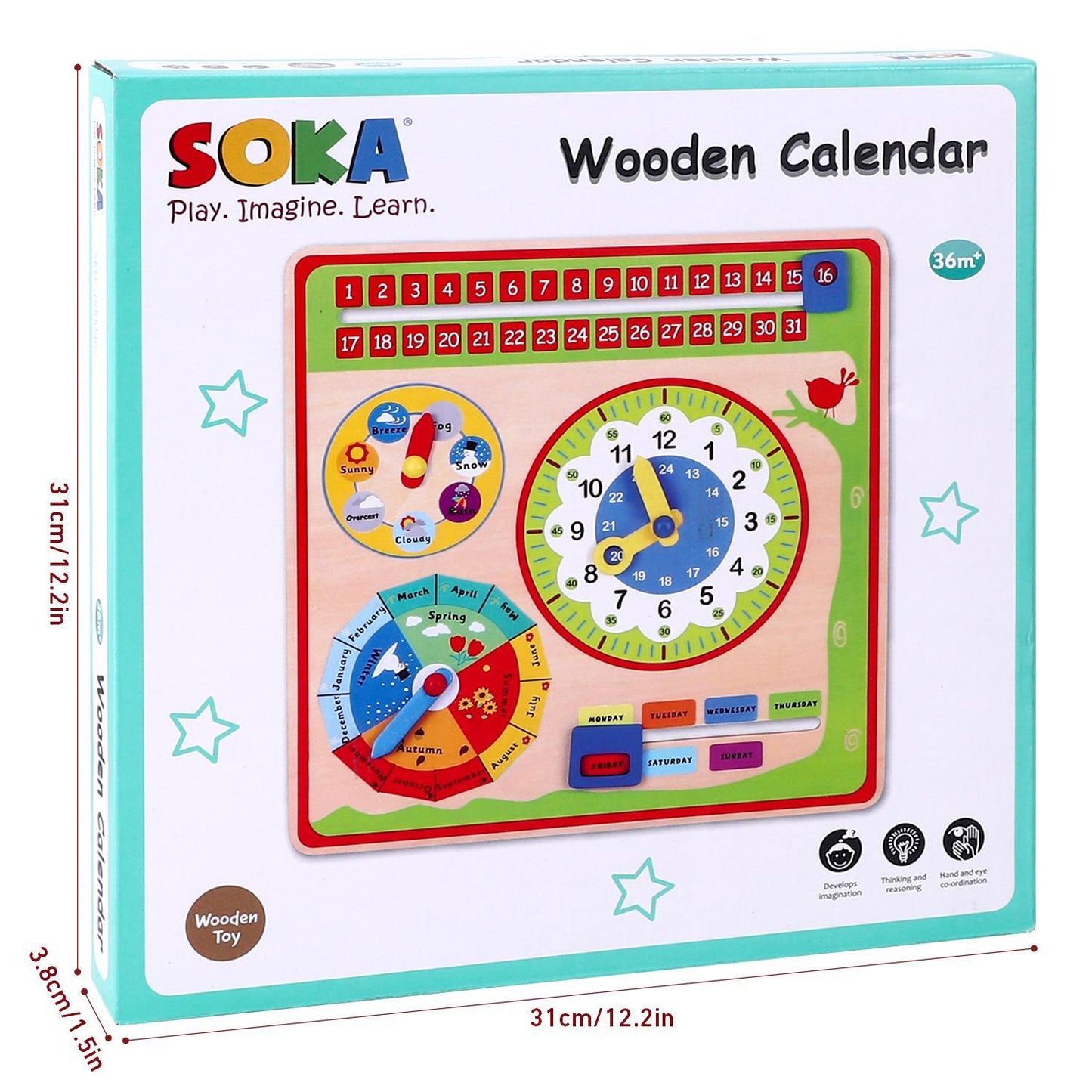 SOKA Wooden Calendar 0000467