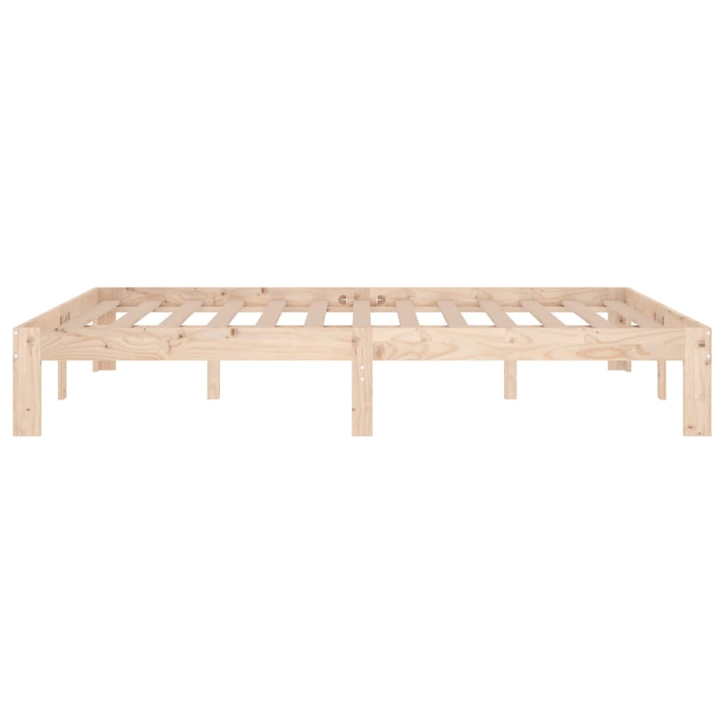 Bed Frame Solid Wood 135x190 cm Double