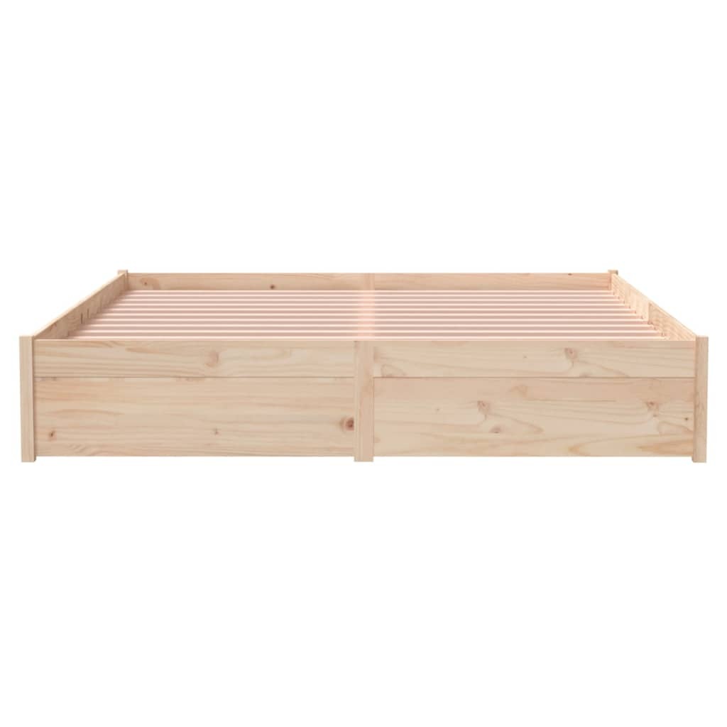 Bed Frame Solid Wood 160x200 cm