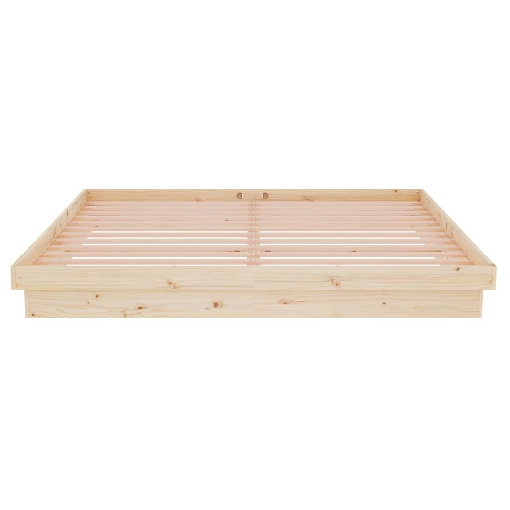 Bed Frame Solid Wood Pine 180x200 cm 6FT Super King