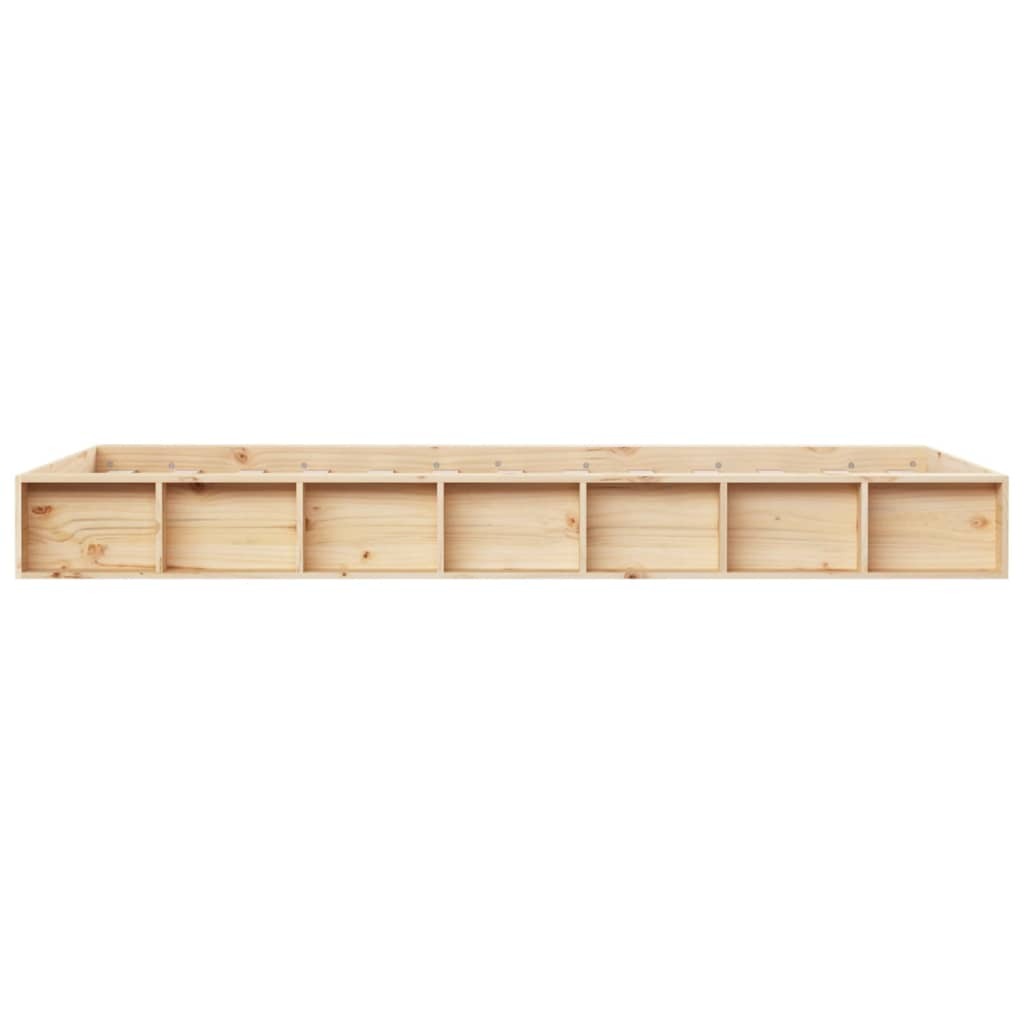 Bed Frame 90x200 cm Solid Wood