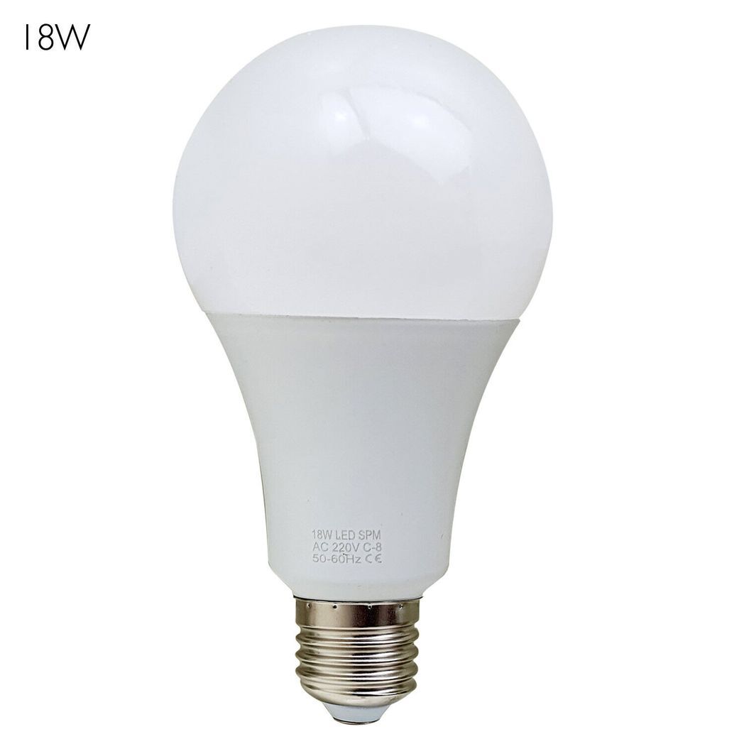 18W E27 Screw LED Light GLS bulbs, Energy Saving Edison Cool White 6000K non dimmable lights