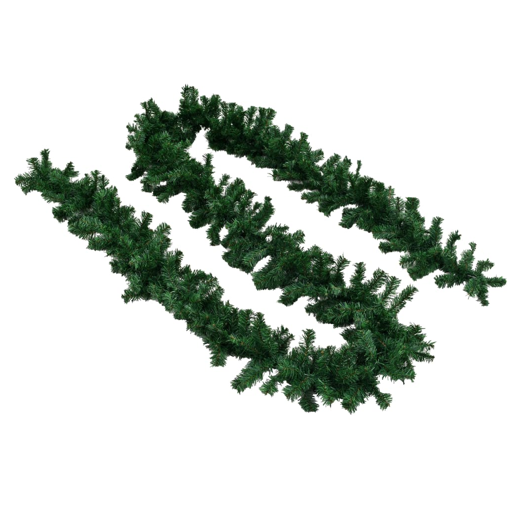 Christmas Garlands 4 pcs Green 270 cm PVC