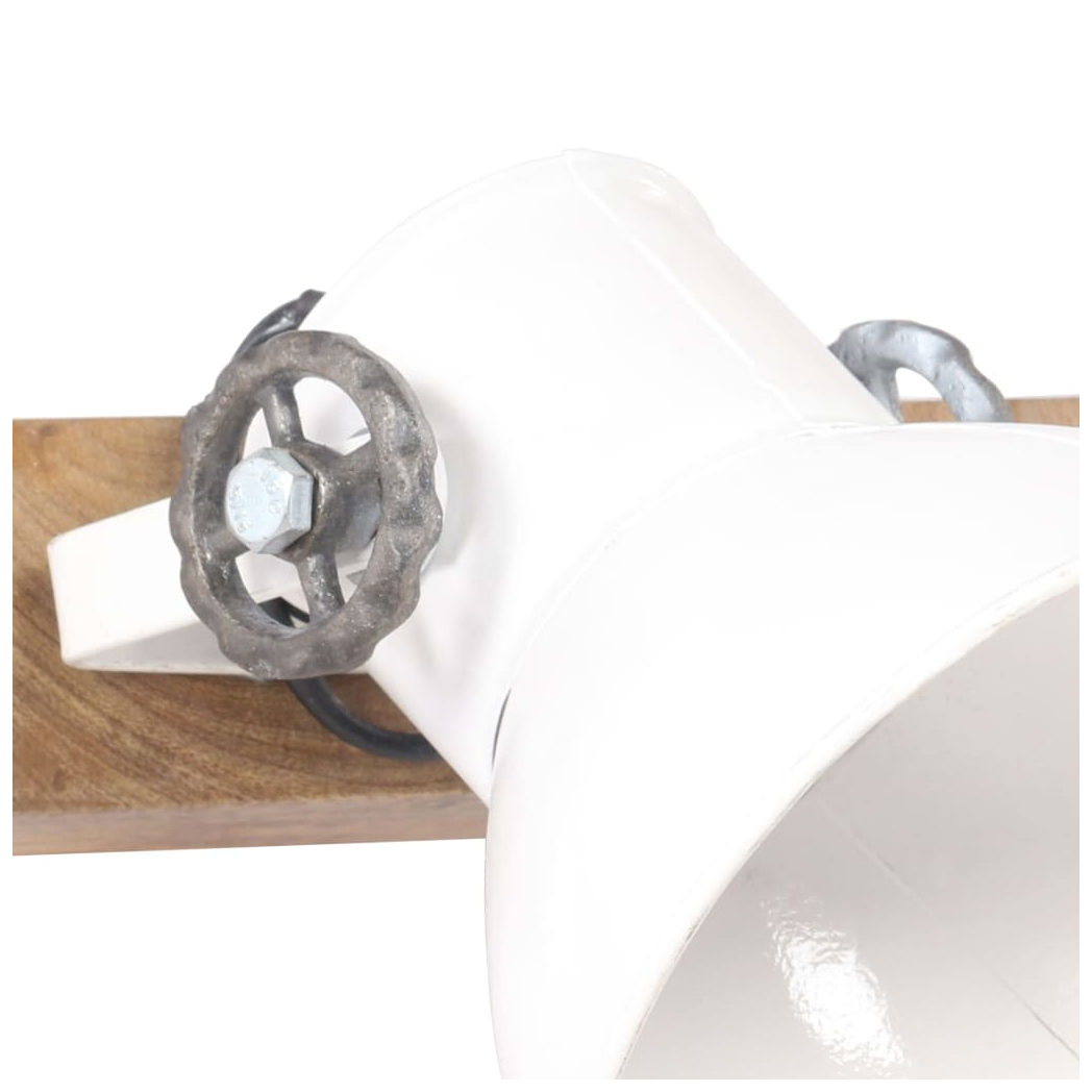 Industrial Wall Lamp White 90x25 cm E27