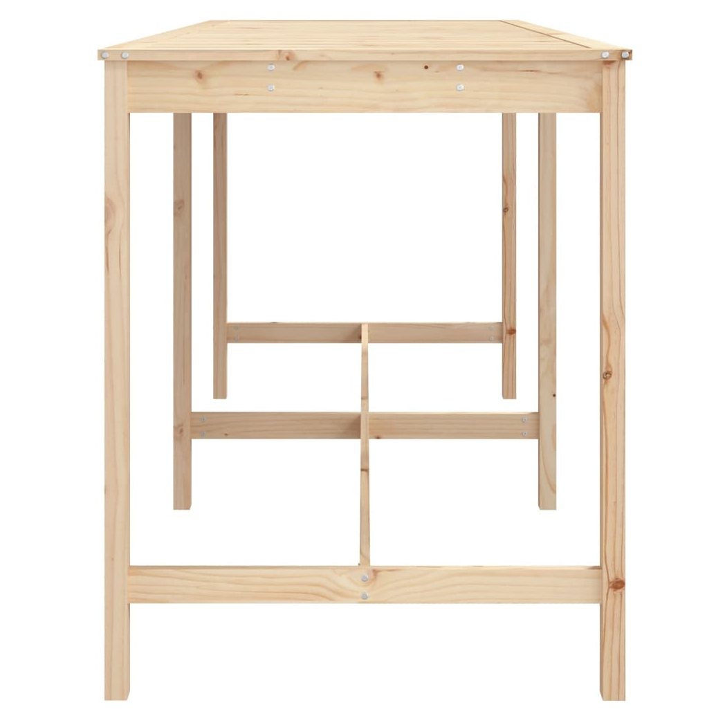 Garden Table 203.5x90x110 cm Solid Wood Pine