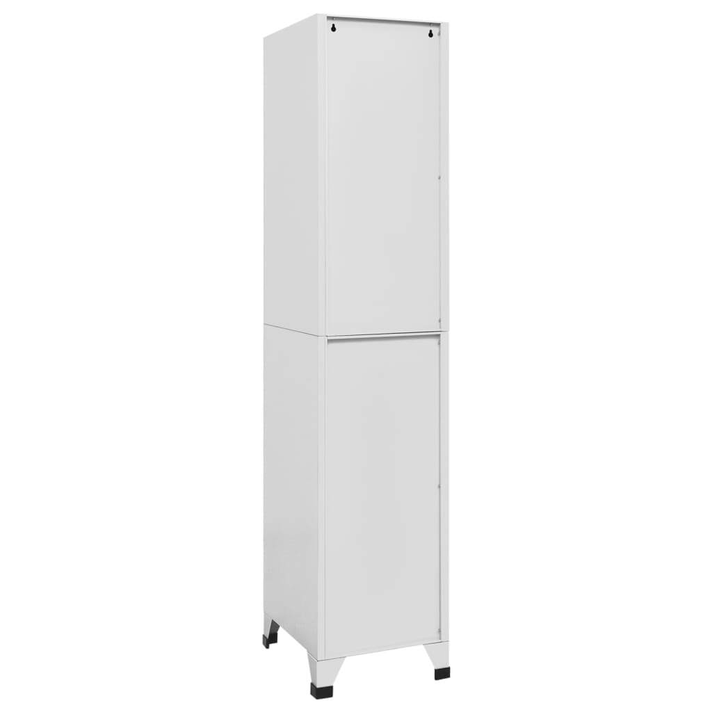 Locker Cabinet with 2 Compartments 38x45x180 cm