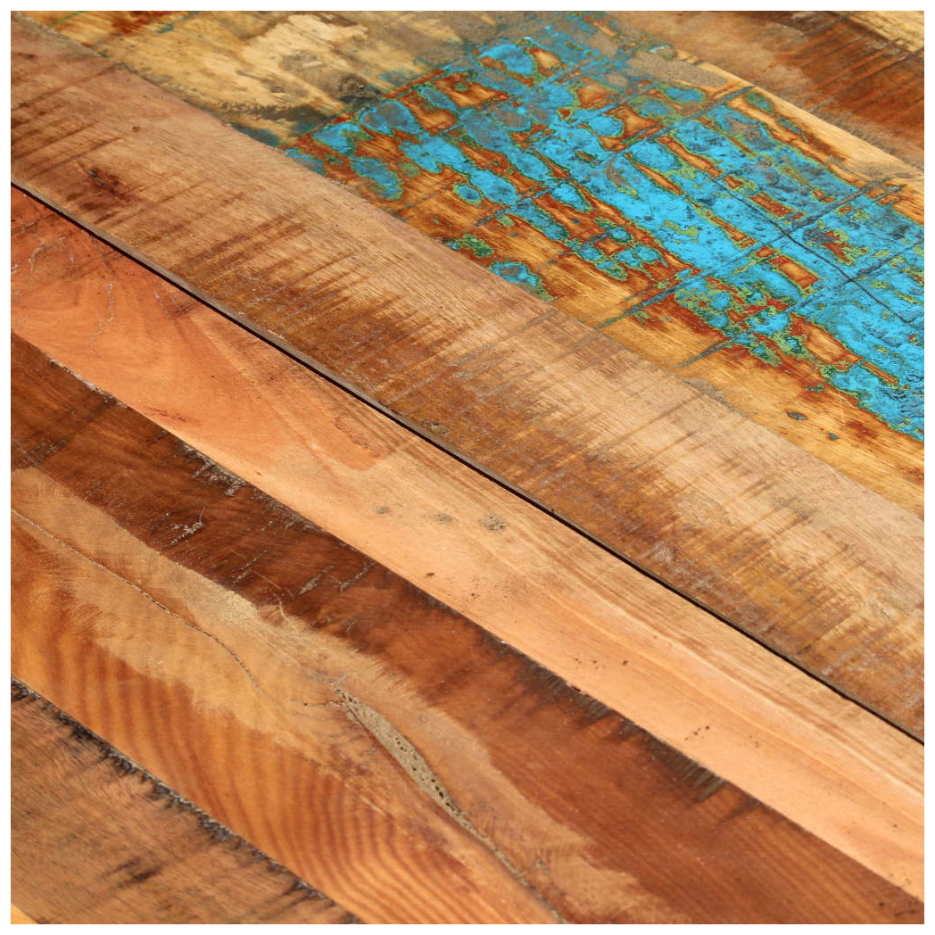 Dining Table 118x60x76 cm Solid Reclaimed Wood