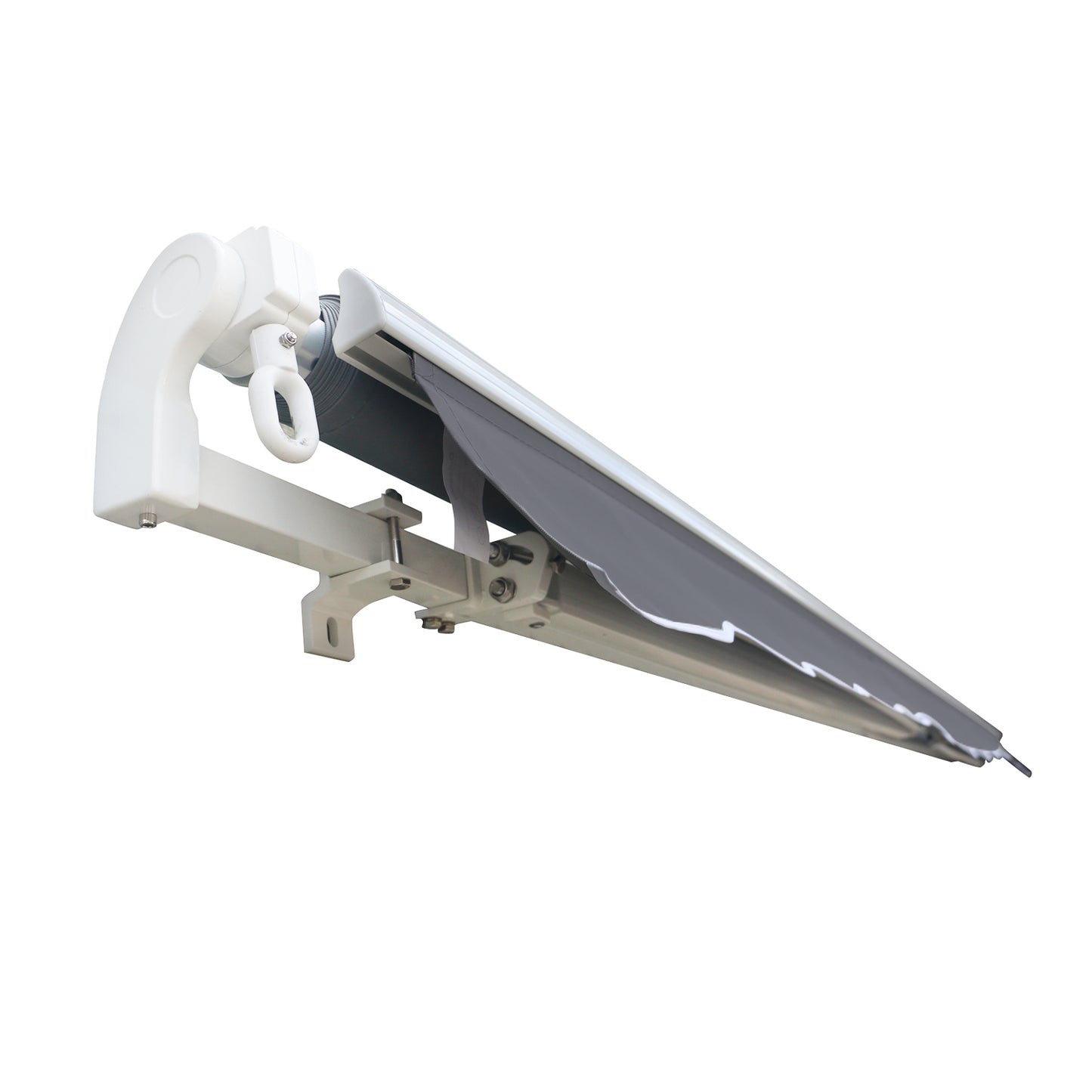 Manual Retractable Awning, size (4m x 3m)-Grey