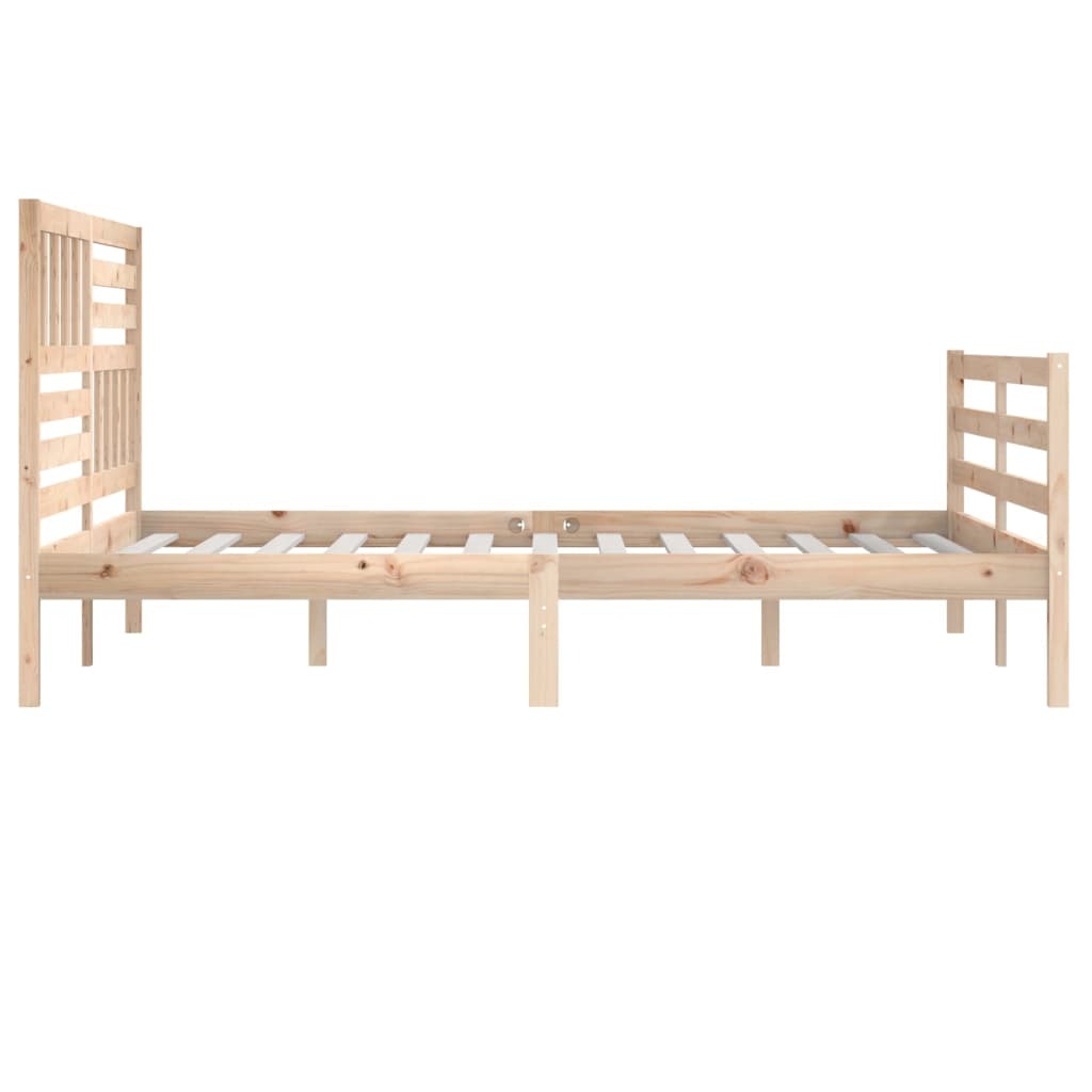 Bed Frame Solid Wood 200x200 cm
