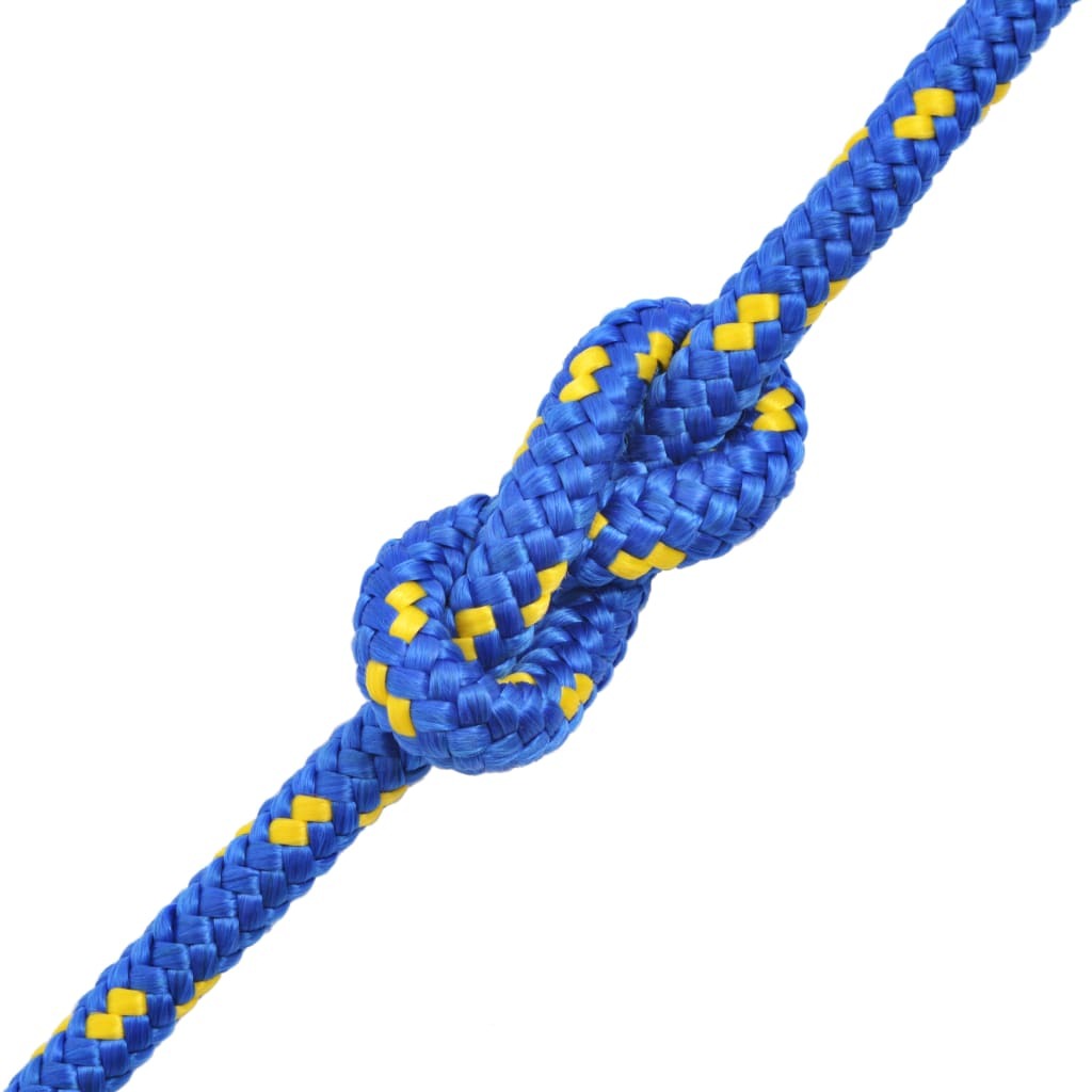 Boat Yacht Marine Rope Polypropylene 8 mm 100 m Blue