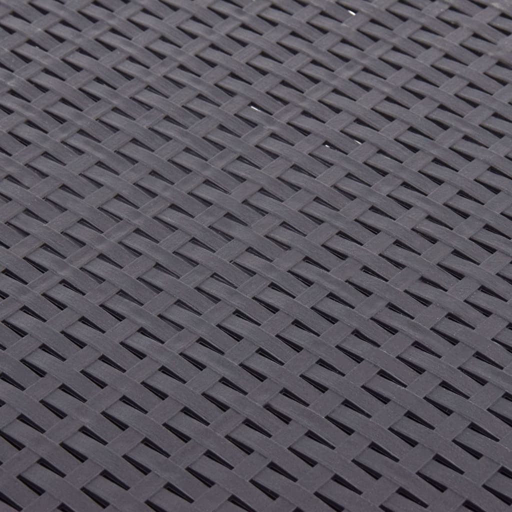 Side Table Mocha 54x54x36.5 cm Plastic