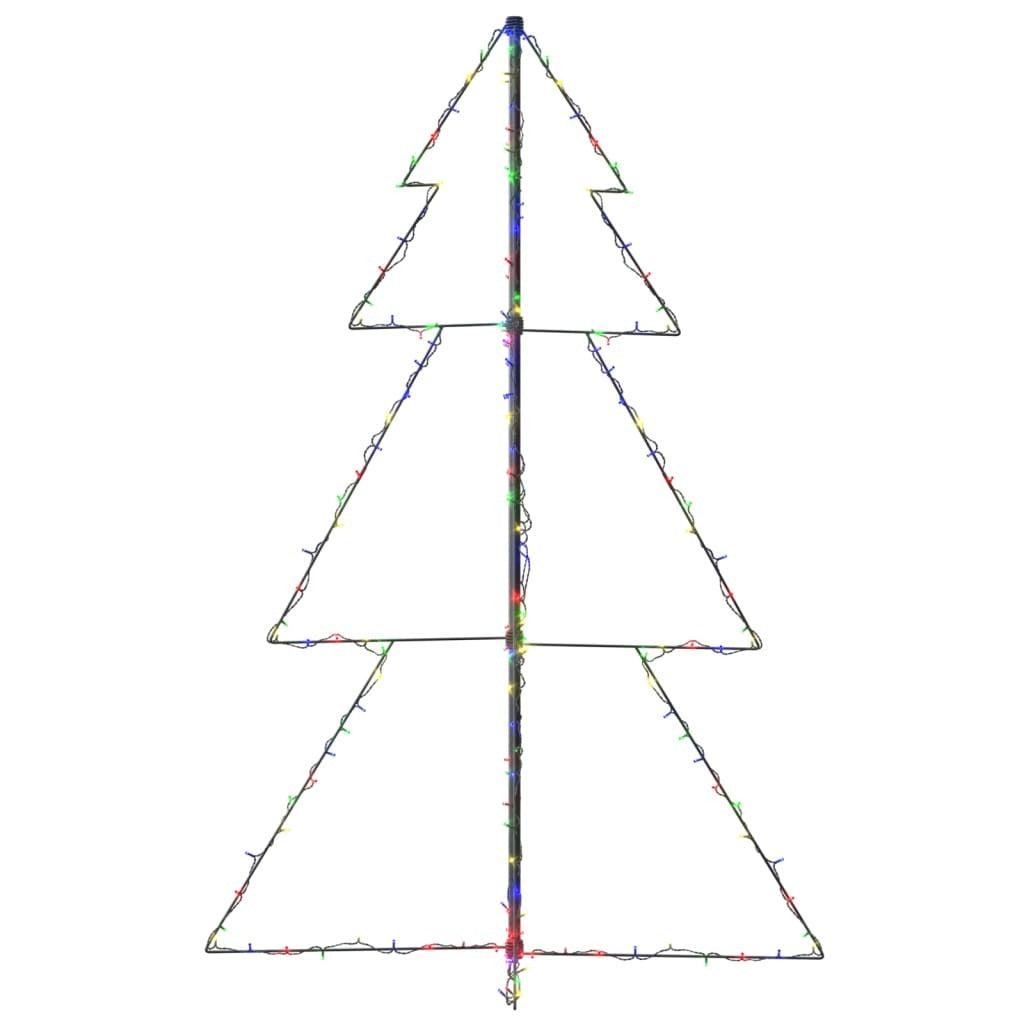 Christmas Cone Tree 200 LEDs Indoor and Outdoor 98x150 cm