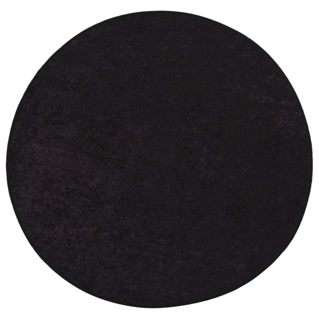 Rug Washable Anthracite  200 cm Anti Slip