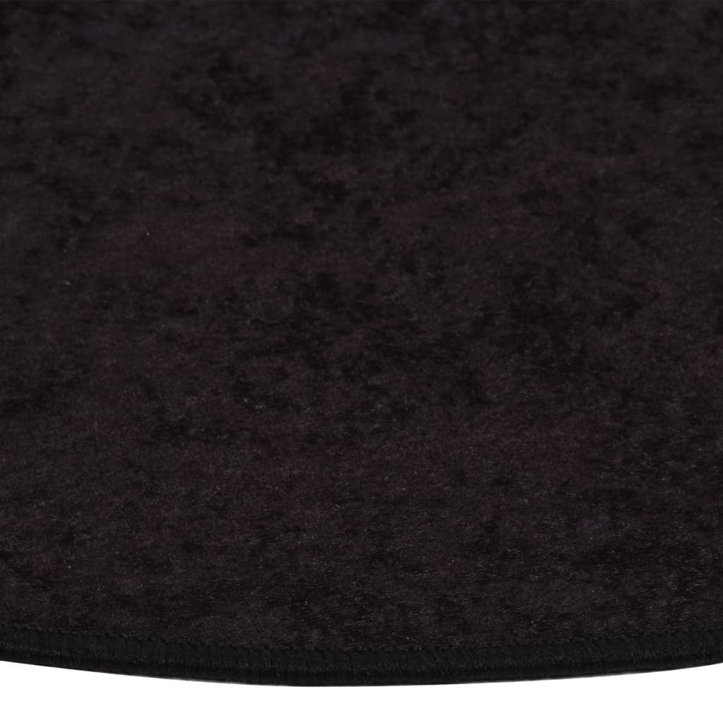 Rug Washable Anthracite  200 cm Anti Slip