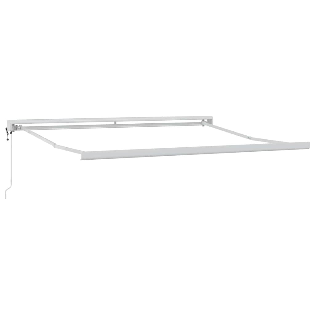Awning White 3 x 2.5 m Metal