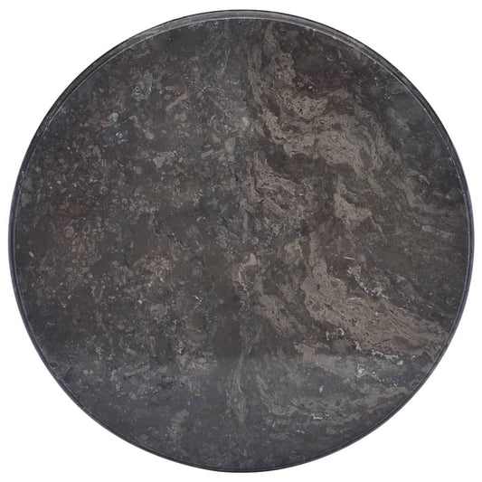 Table Top Black 50x2.5 cm Marble