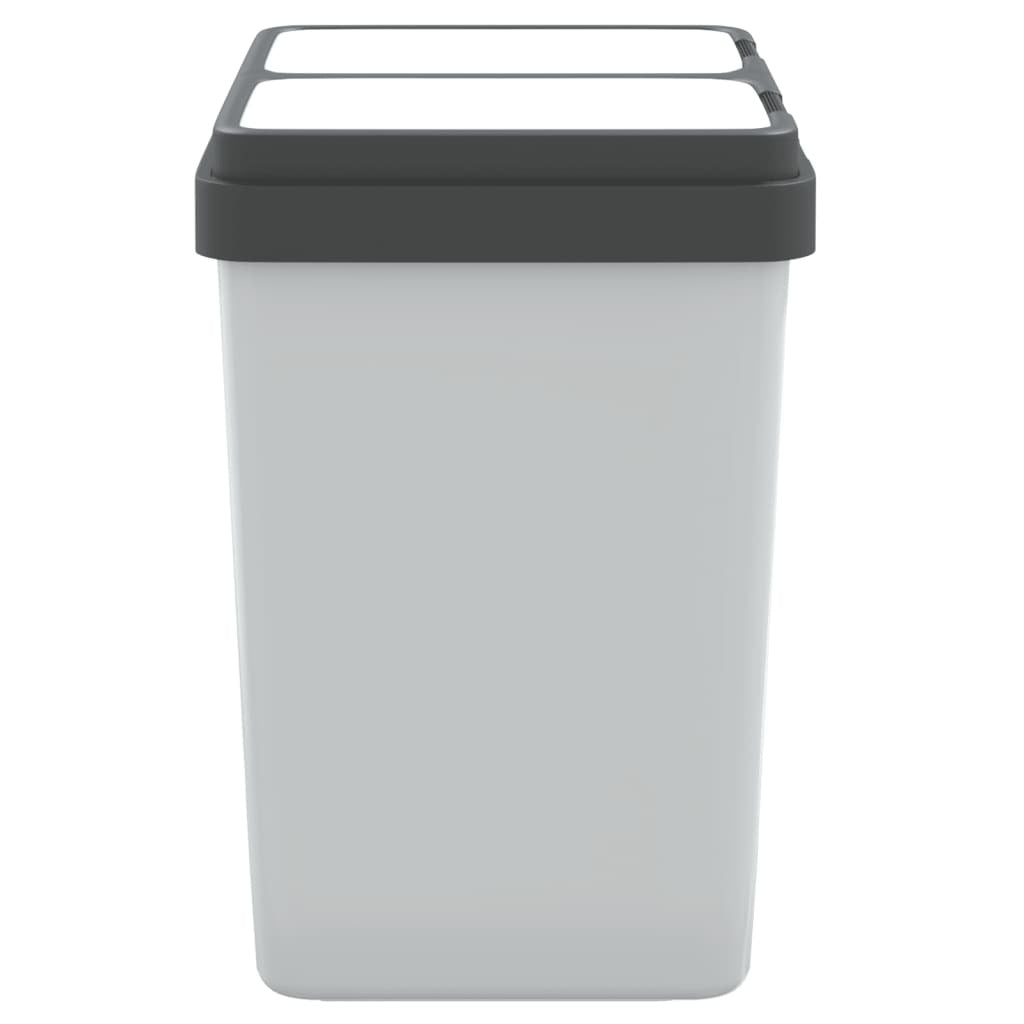 Dual Bin White 2x25 L