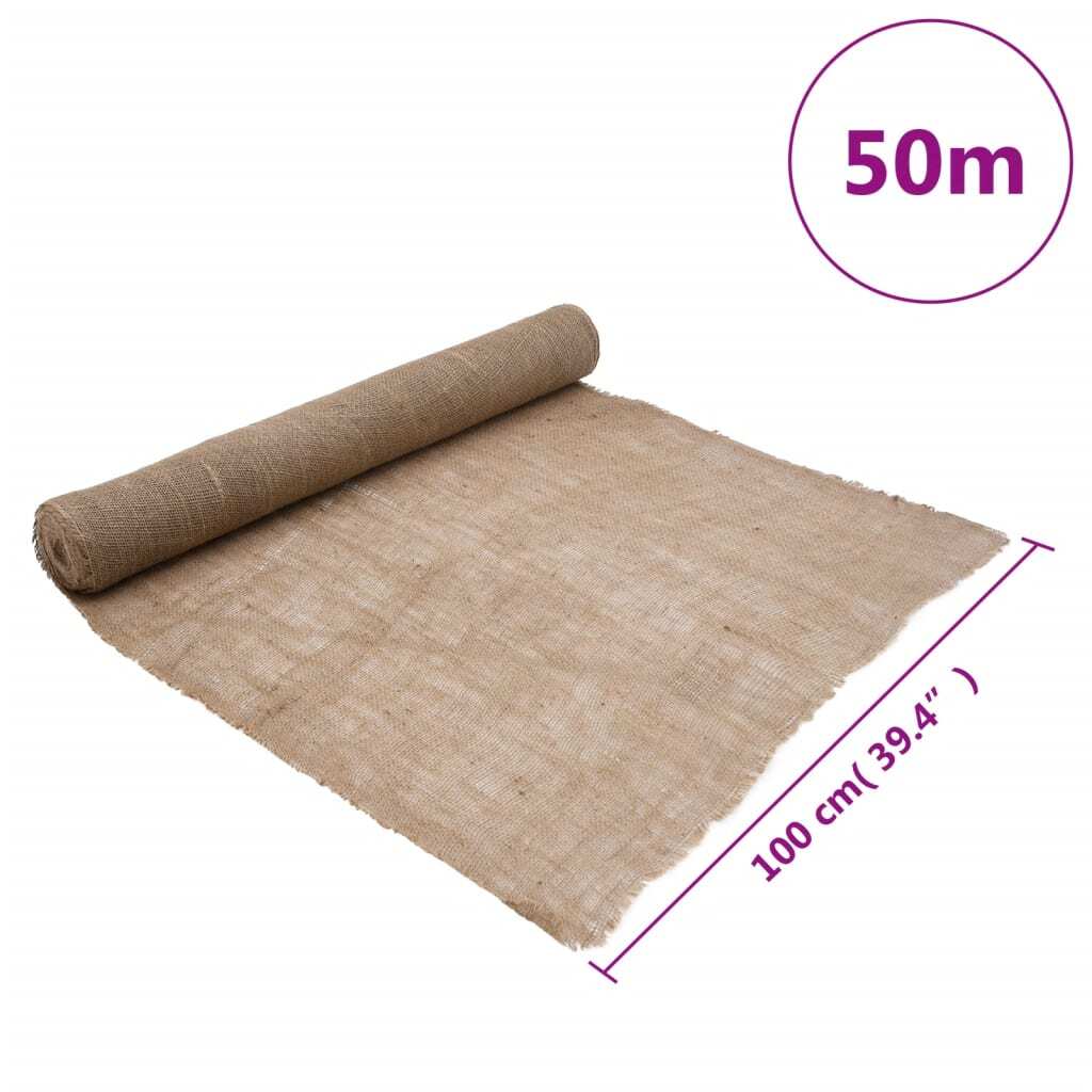 Jute Roll 1x50 m 100% Jute 200 gsm