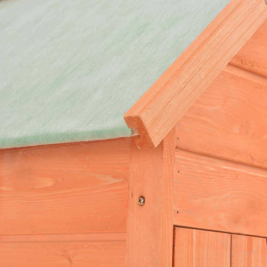 Garden Storage Shed 71x60x213 cm Wood