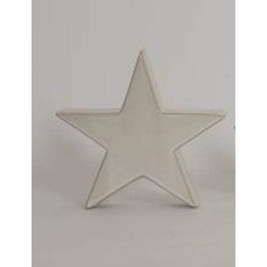 Large Ceramic Standing Star Decoration