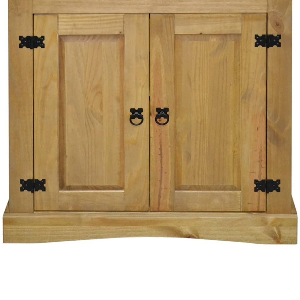 Cupboard Mexican Pine Corona Range 80x40x170 cm