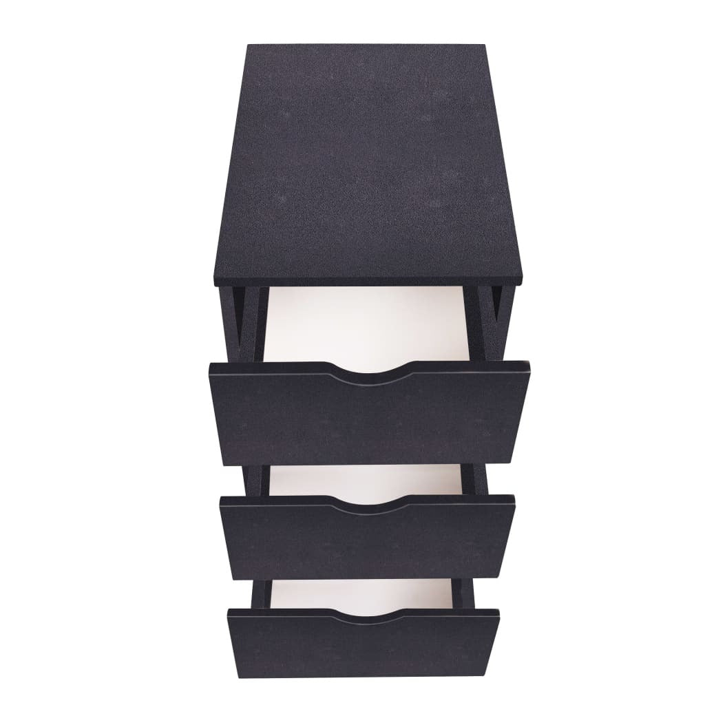 Drawer Unit 33x45x60 cm Black