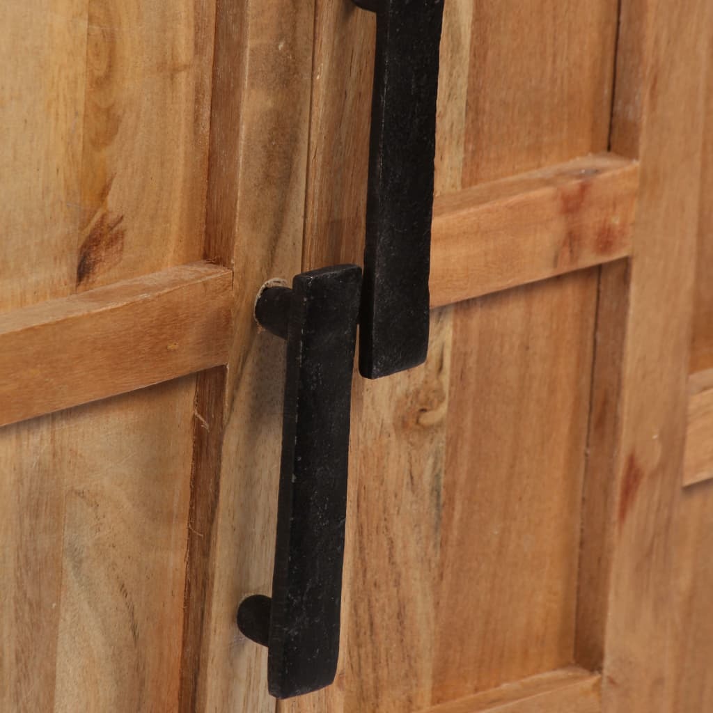 Sideboard Solid Acacia Wood 60x35x76 cm Brown