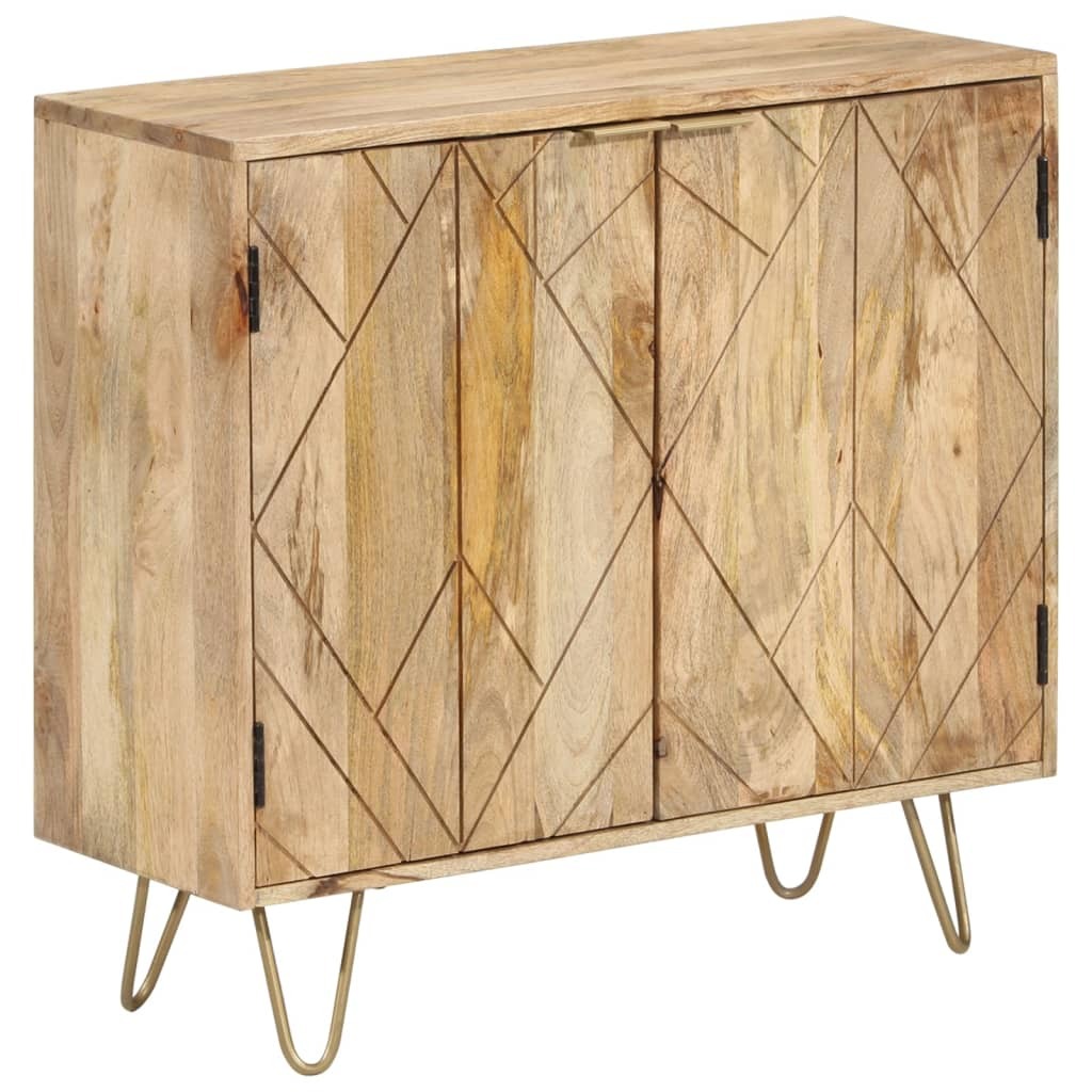 Sideboard 80x30x75 cm Solid Wood Mango