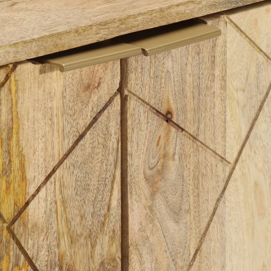 Sideboard 80x30x75 cm Solid Wood Mango