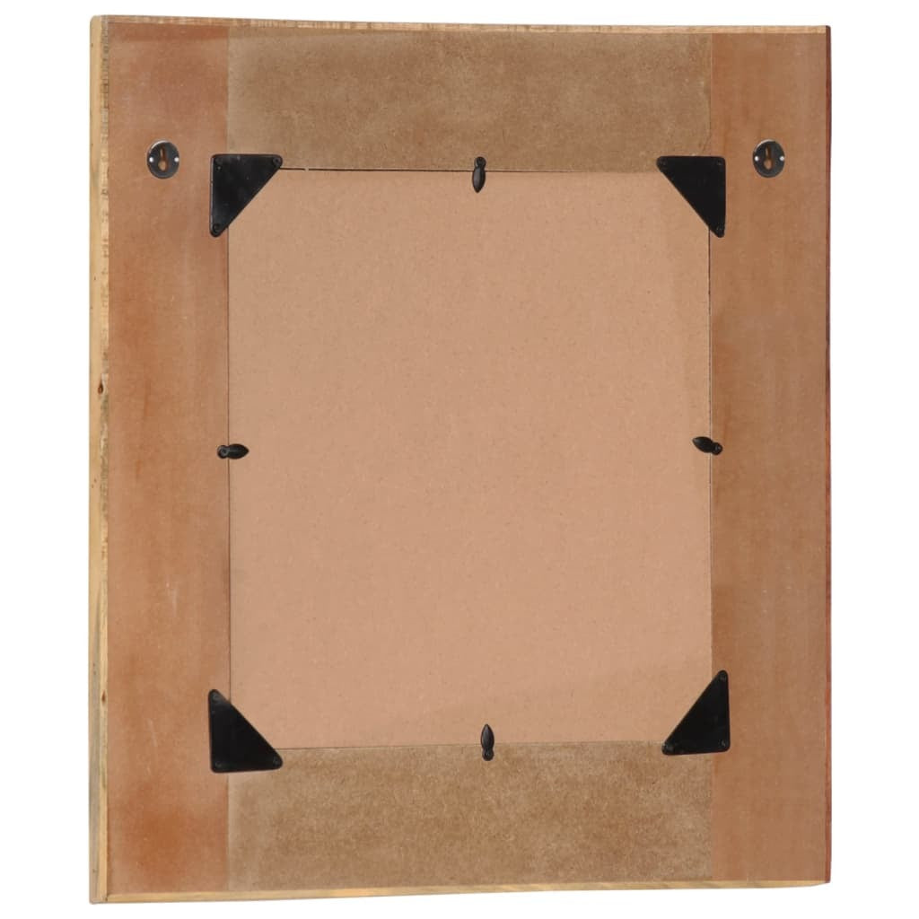 Wall Mirror Solid Reclaimed Wood 60x60 cm